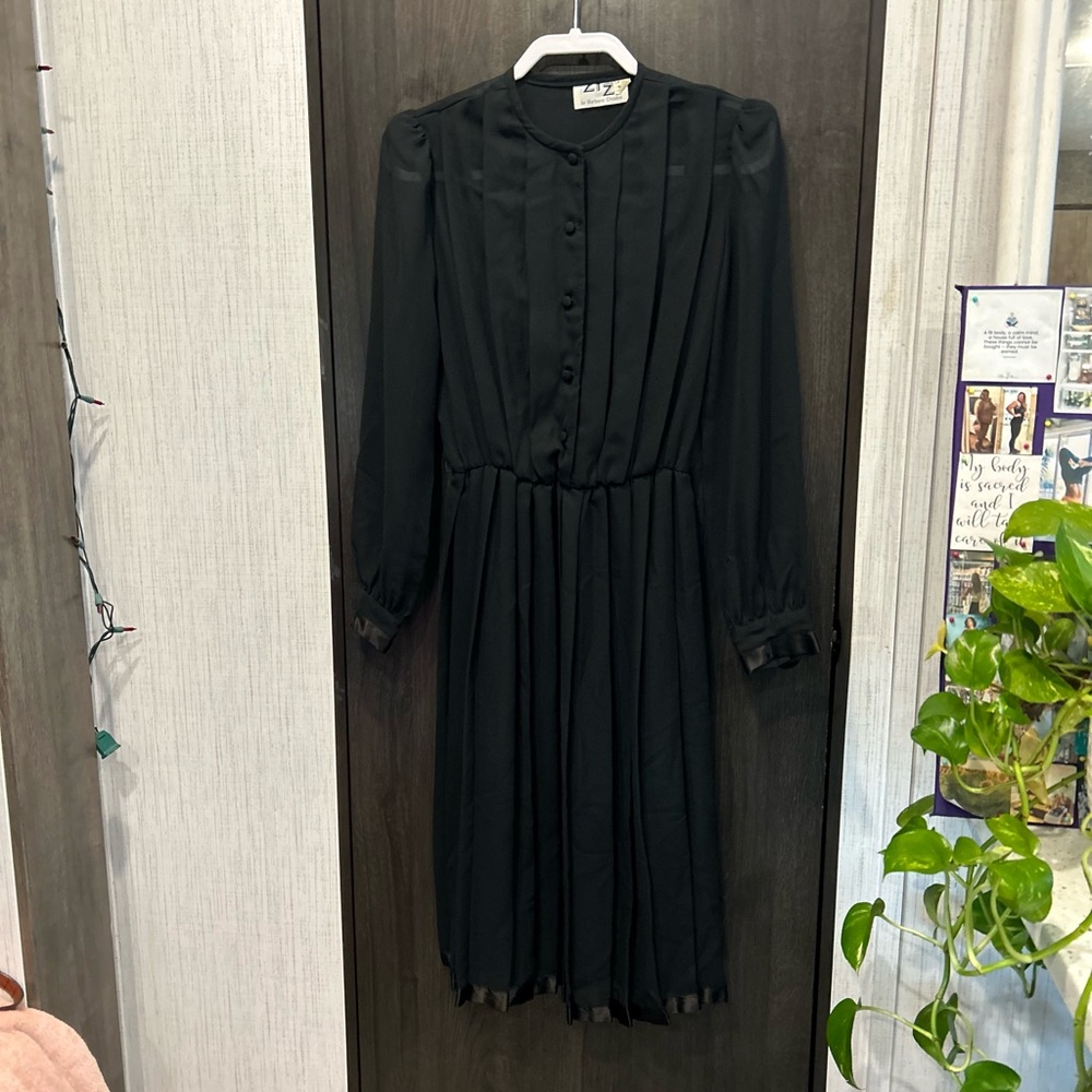 Vintage Black Dress M/L